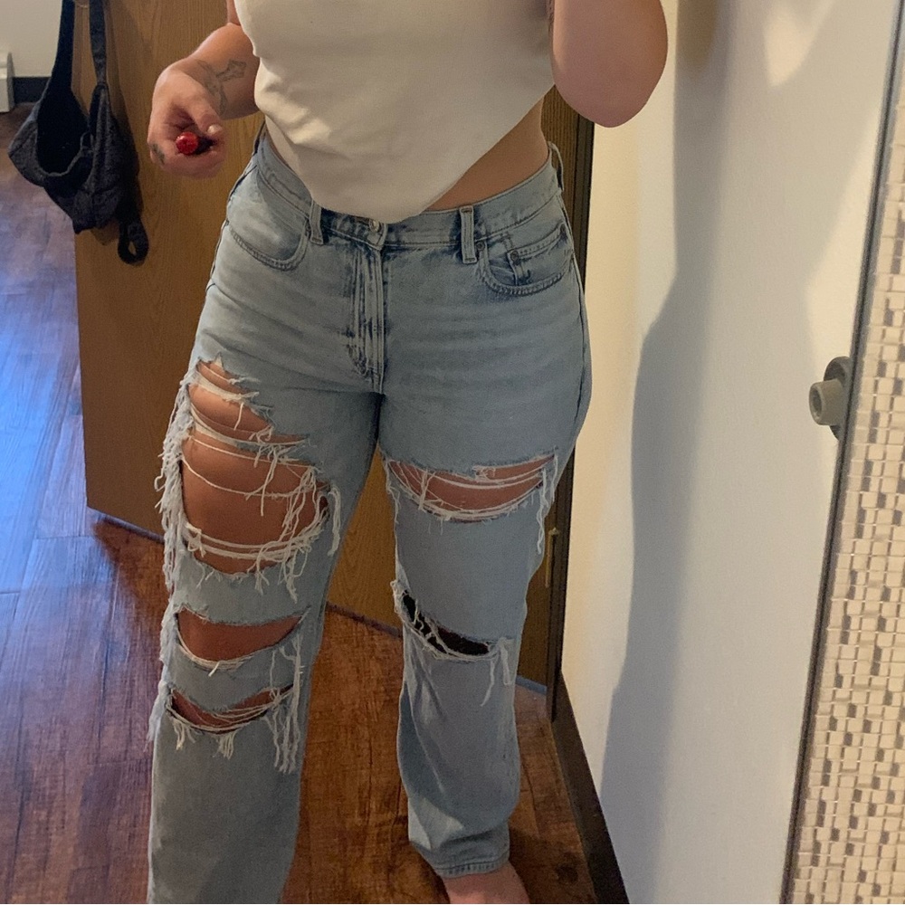 Distressed boyfriend Jeans